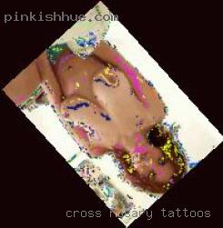 cross rosary tattoos